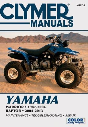 Yamaha Warrior Yfm350s Full Service Repair Manual 1997 2002