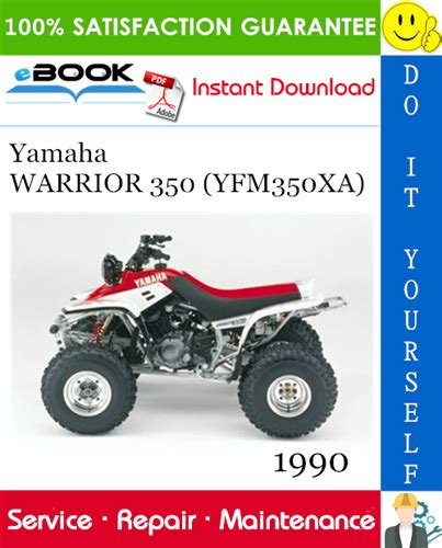 Yamaha Warrior Yfm350xa Complete Workshop Repair Manual 1987 1990