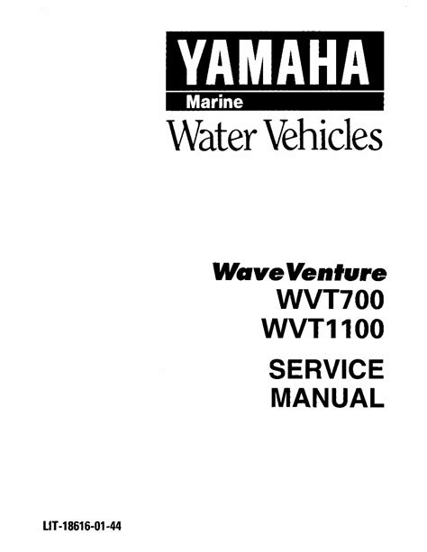 Yamaha Wave Venture Pwc Wvt700 Wvt1100 Full Service Repair Manual