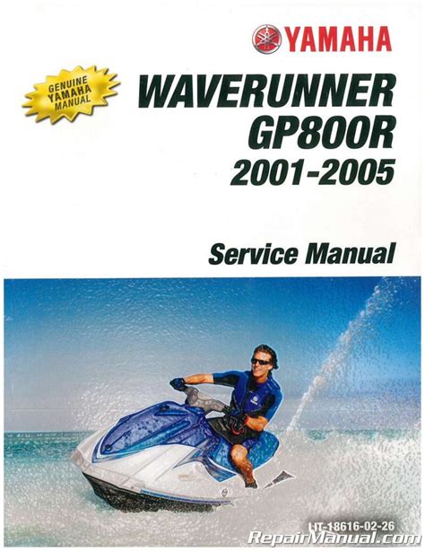 Yamaha Waverunner Gp800r Service Manual Repair 2001 2005 Pwc