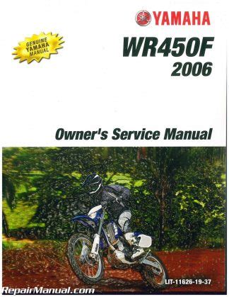 Yamaha Wr450f V 2006 Motorcycle Service Manual