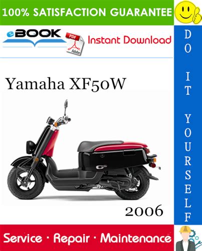 Yamaha Xf50w Full Service Repair Manual 2006 Onwards