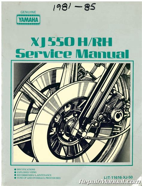 Yamaha Xj550rh Seca 1981 Workshop Service Repair Manual