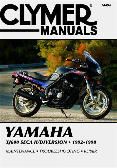 Yamaha Xj600s Diversion Seca 2 Service Repair Manual 92 99