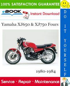 Yamaha Xj650 Xj750 Service Repair Manual Download 1980 1984