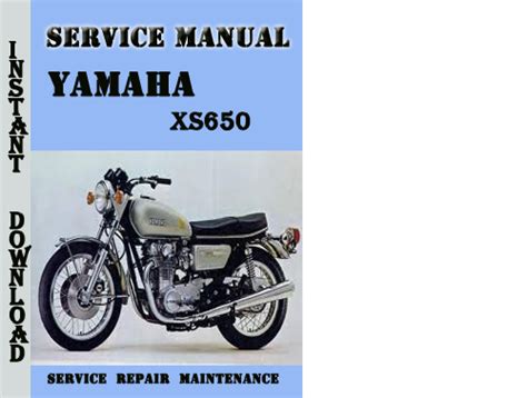 Yamaha Xs 650 Service Workshop Repair Manual Download