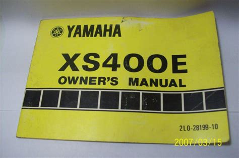 Yamaha Xs400 1978 Repair Service Manual