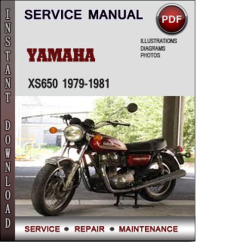 Yamaha Xs650 Service Repair Manual 1979 1980 1981 Download