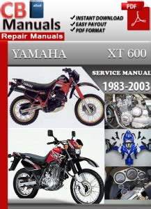 Yamaha Xt 600 1983 2003 Online Service Repair Manual