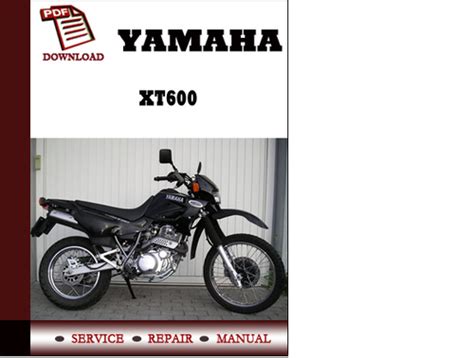 Yamaha Xt 600 Service Repair Manual Download