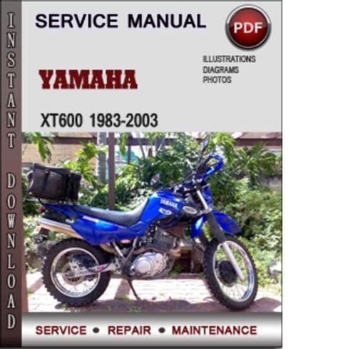 Yamaha Xt600 1983 2003 Workshop Service Manual Pdf