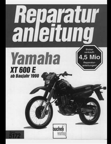 Yamaha Xt600e Tenere Full Service Repair Manual 1990 2004