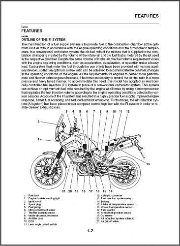 Yamaha Xt660z Tenere 2008 2012 Service Repair Factory Manual