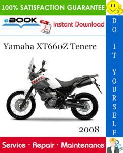 Yamaha Xt660z Tenere Service Repair Manual Pdf 08 On