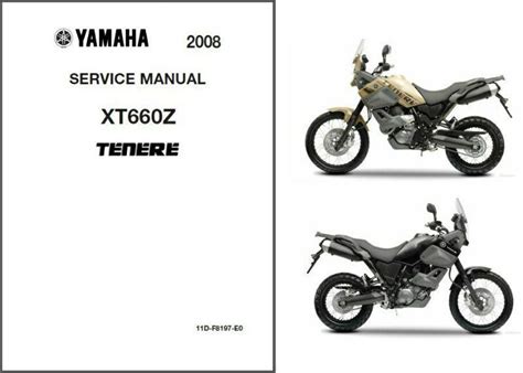 Yamaha Xt660z Tenere Service Repair Workshop Manual 2008 Onwards