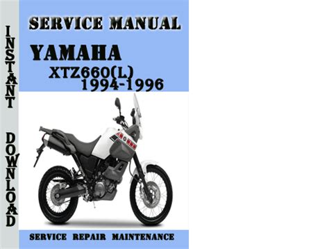 Yamaha Xtz660 1993 1996 Service Repair Manual