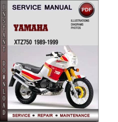 Yamaha Xtz750 1989 1997 Workshop Repair Service Manual