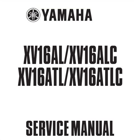 Yamaha Xv16 2004 Repair Service Manual