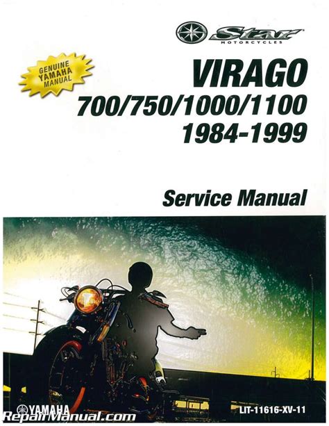 Yamaha Xv700 Virago 1984 1987 Service Repair Manual