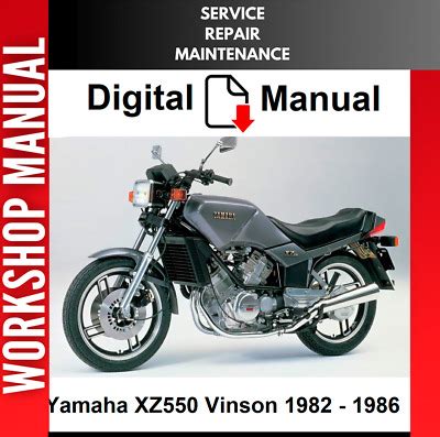 Yamaha Xz550 1982 1983 1984 1985 Workshop Service Repair Manual Pdf Download