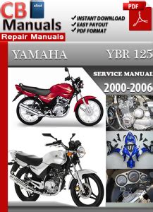 Yamaha Ybr125 2000 2006 Service Repair Manual Download