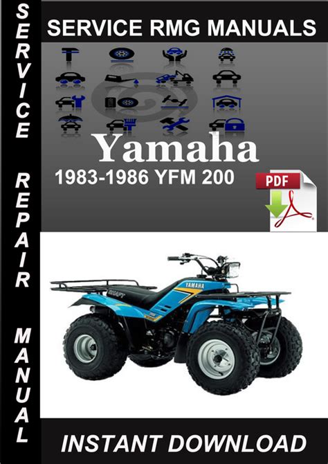 Yamaha Yfm 200 1986 Service Repair Manual Download