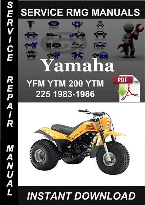 Yamaha Yfm Ytm 200 Ytm 225 1983 1986 Factory Service Repair Manual Download