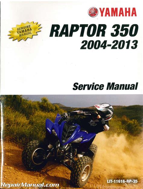Yamaha Yfm350 Raptor 350 Service Manual 2004 2011