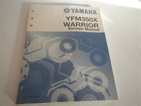 Yamaha Yfm350x Warrior Service Manual Lit 11616 Ym 37