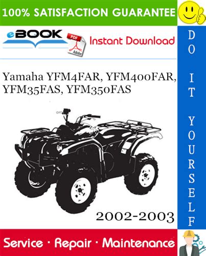 Yamaha Yfm4far Yfm400far Yfm35fas Yfm 350fas Yfm350as Atv Service Repair Manual Download