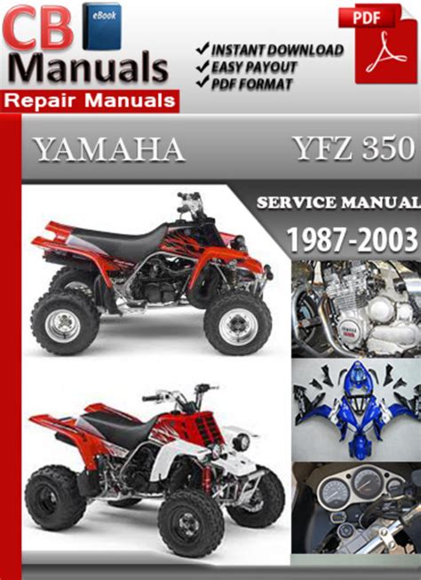 Yamaha Yfz350 1987 2003 Factory Service Repair Manual