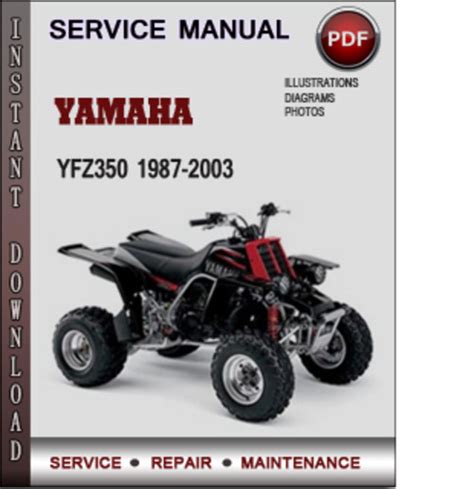 Yamaha Yfz350 1987 2003 Service Repair Manual Download