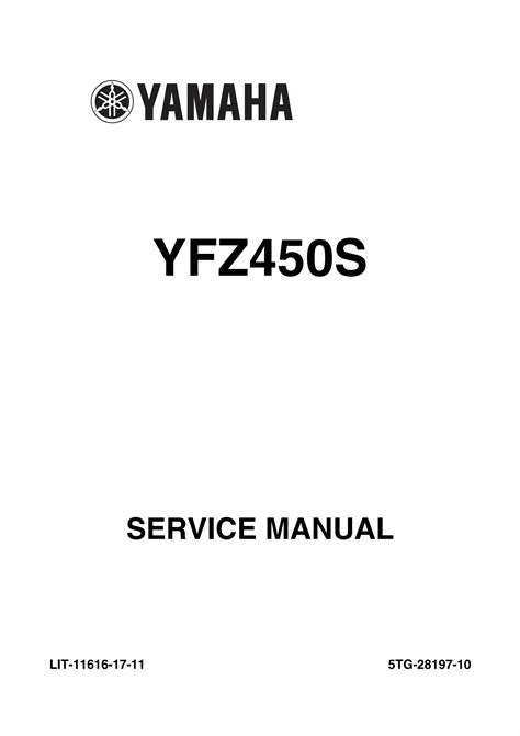 Yamaha Yfz450 Atv Full Service Repair Manual 2004 2008