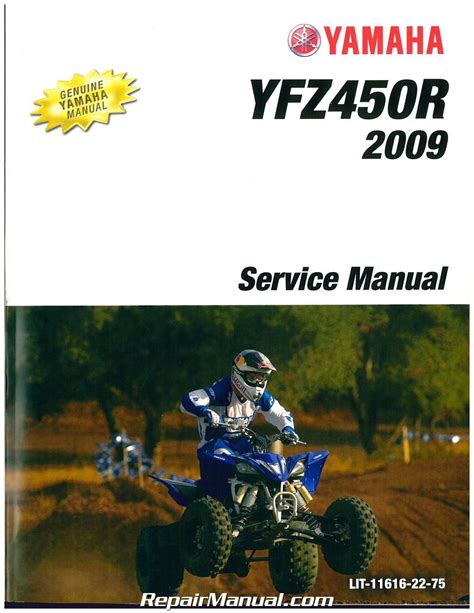 Yamaha Yfz450r Atv Service Repair Pdf Manual 2009 2012