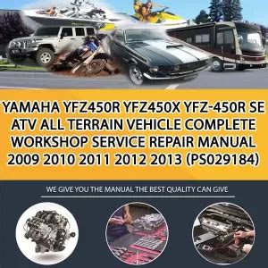 Yamaha Yfz450r Pdf Service Repair Workshop Manual 2009 2011