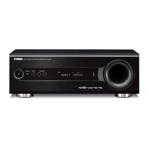 Yamaha Yht S400bl Home Theater System Manual