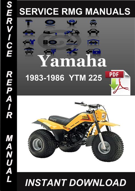 Yamaha Ytm 225 1983 1986 Factory Service Repair Manual Download