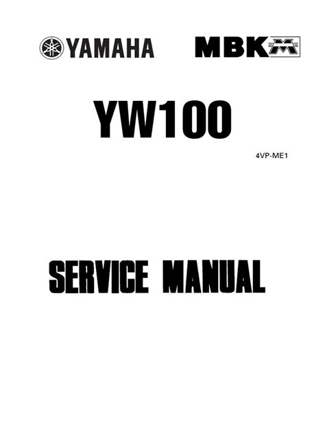 Yamaha Yw 100 Manual