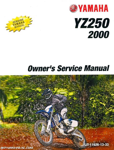 Yamaha Yz250 Complete Workshop Repair Manual 2000 2001