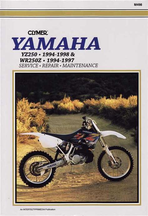 Yamaha Yz250 Service Repair Workshop Manual 1994