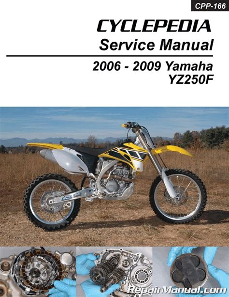 Yamaha Yz250f Service Manual Repair 2004 Yz 250f Yzf250