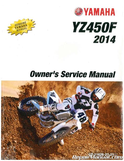 Yamaha Yz450f Service Manual