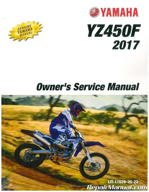 Yamaha Yz450f Workshop Service Repair Manual