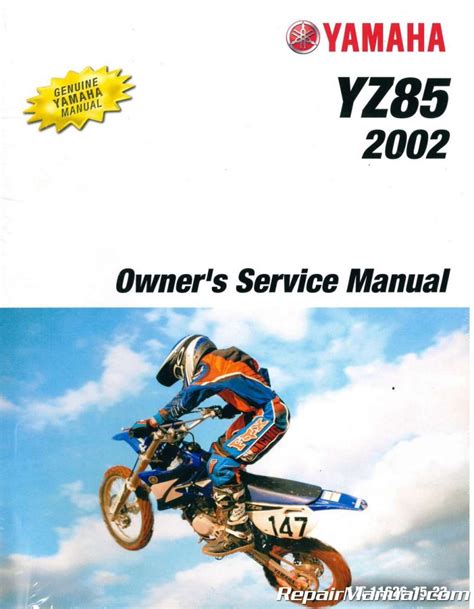 Yamaha Yz85 Service Repair Workshop Manual 2002 2003
