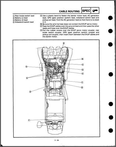 Yamaha Yzf1000 Thunderace 1996 2003 Service Manual Parts Microfiche