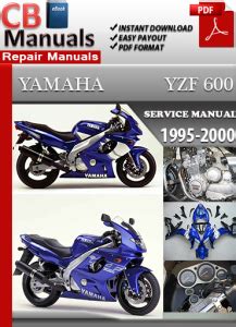 Yamaha Yzf600 1995 2000 Service Repair Manual Download