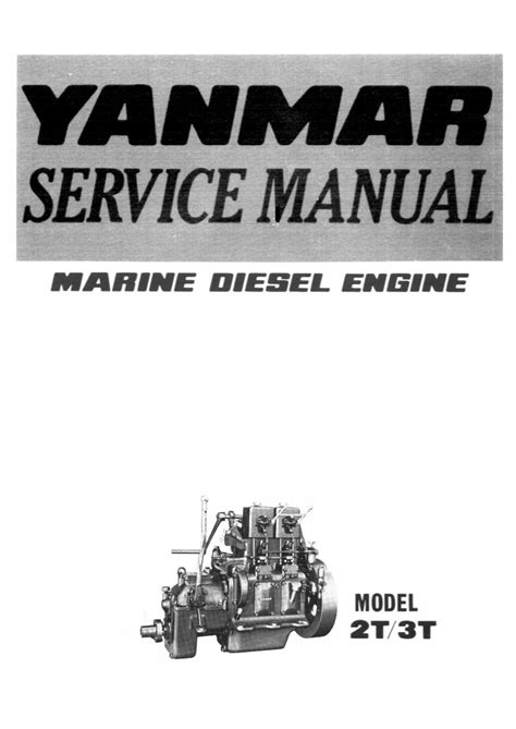 Yanmar 2t 3t Marine Diesel Engine Full Service Repair Manual