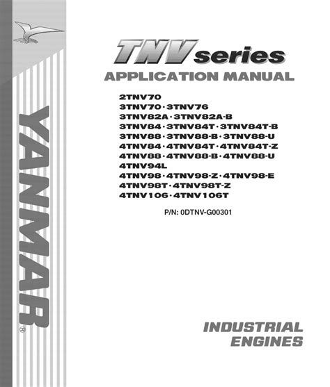 Yanmar 2tnv70 3tnv70 3tnv76 Industrial Engines Service Repair Manual Download