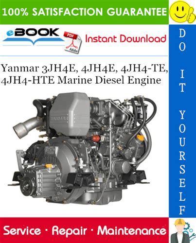 Yanmar 4jh4 Te 4jh4 Hte Marine Engine Full Service Repair Manual