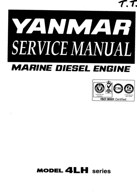 Yanmar 4lh Marine Diesel Engine Service Repair Manual
